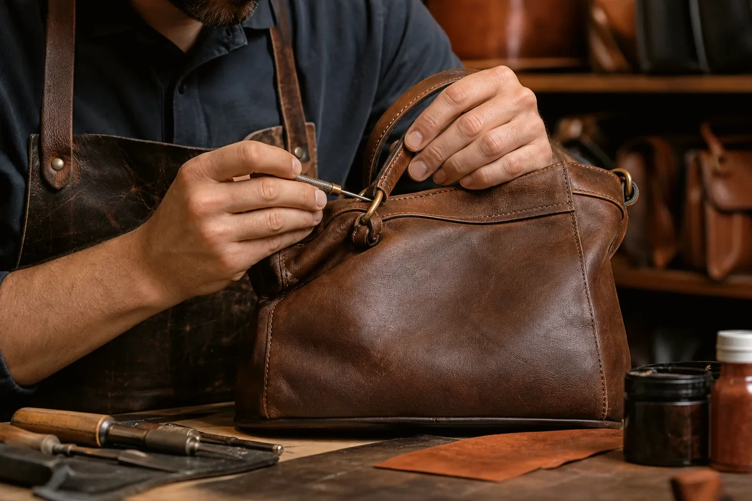 Reforma de bolsas de couro em Anápolis